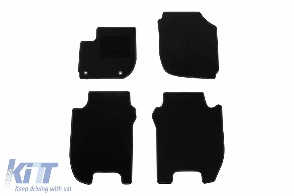 Mochete textile de la Rigum potrivite pentru Honda Jazz 2013-2020, set de 4 bucăți, negru