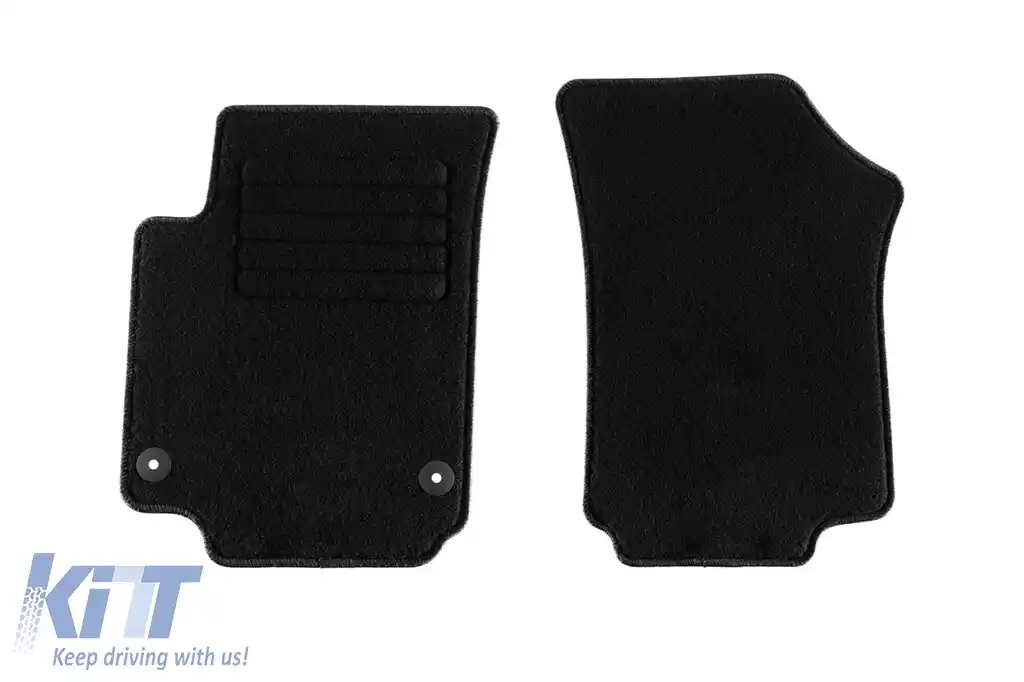 Mochete textile de la Rigum potrivite pentru Volkswagen Up, Seat Mii, Skoda Citigo 2011-2020, set de 4 bucăți, negru-image-6244310