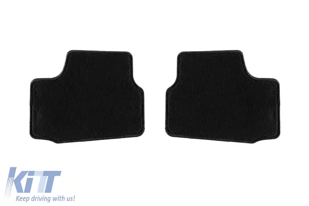 Mochete textile de la Rigum potrivite pentru Volkswagen Up, Seat Mii, Skoda Citigo 2011-2020, set de 4 bucăți, negru-image-6244311