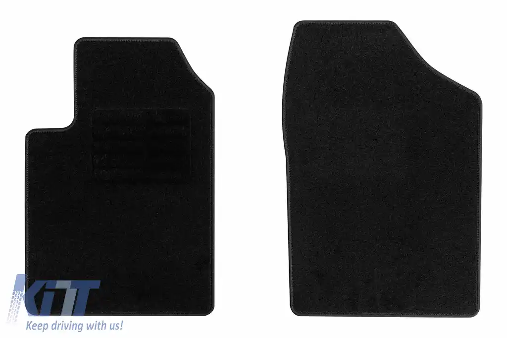 Mochete textile de la Rigum potrivite pentru Citroen Berlingo, Peugeot Partner 1999-2008, set de 2 bucăți, negru
