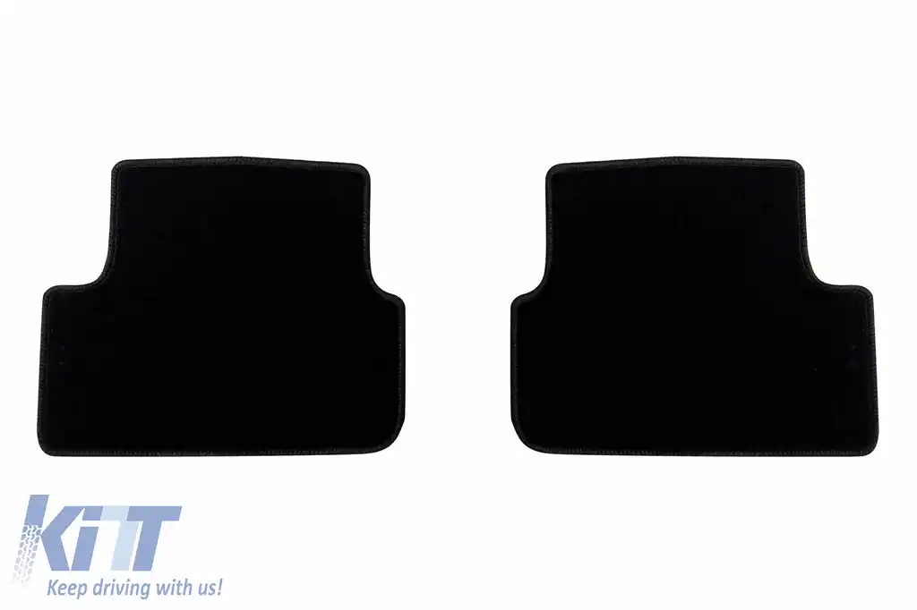 Mochete textile de la Rigum potrivite pentru Volkswagen Polo după 2017, set de 4 bucăți, negru-image-6244440