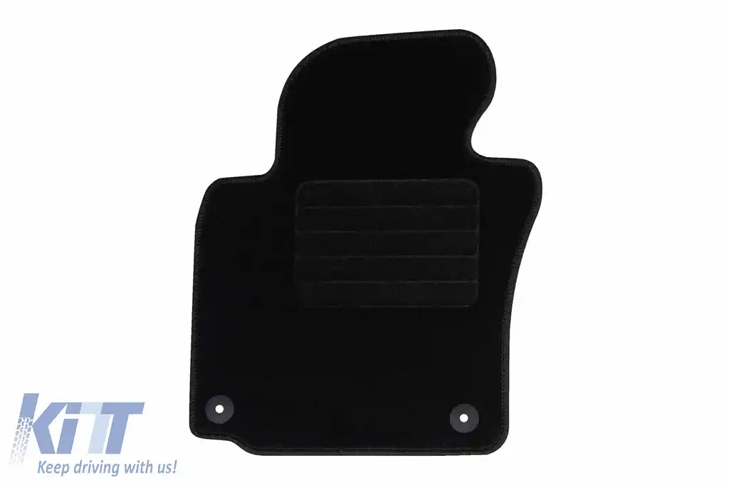 Mochete textile de la Rigum potrivite pentru Skoda Octavia 2005-2013, set de 4 bucăți cu găuri de fixare rotunde, negre-image-6244467