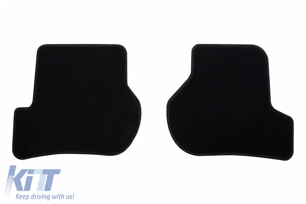 Mochete textile de la Rigum potrivite pentru Skoda Octavia 2005-2013, set de 4 bucăți cu găuri de fixare rotunde, negre-image-6244469