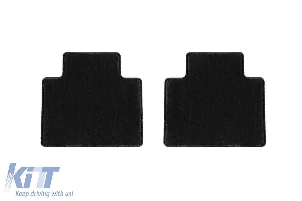 Mochete textile de la Rigum potrivite pentru Ssangyong Rexton, Musso după 2017, set de 4 bucăți, negru-image-6244841