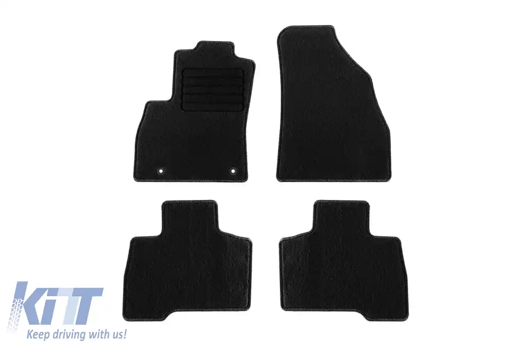 Mochete textile de la Rigum potrivite pentru Citroen Nemo 2008-2015, set de 4 bucăți, negru
