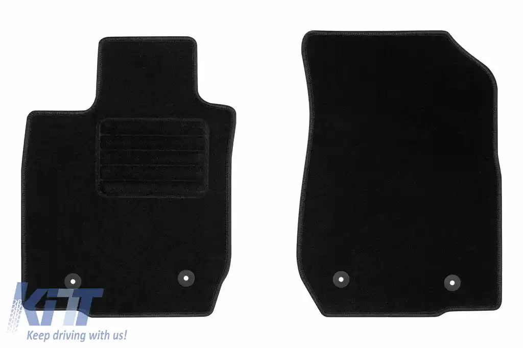 Mochete textile de la Rigum potrivite pentru Dacia Logan 2007-2013 2m, set de 2 bucăți, negru