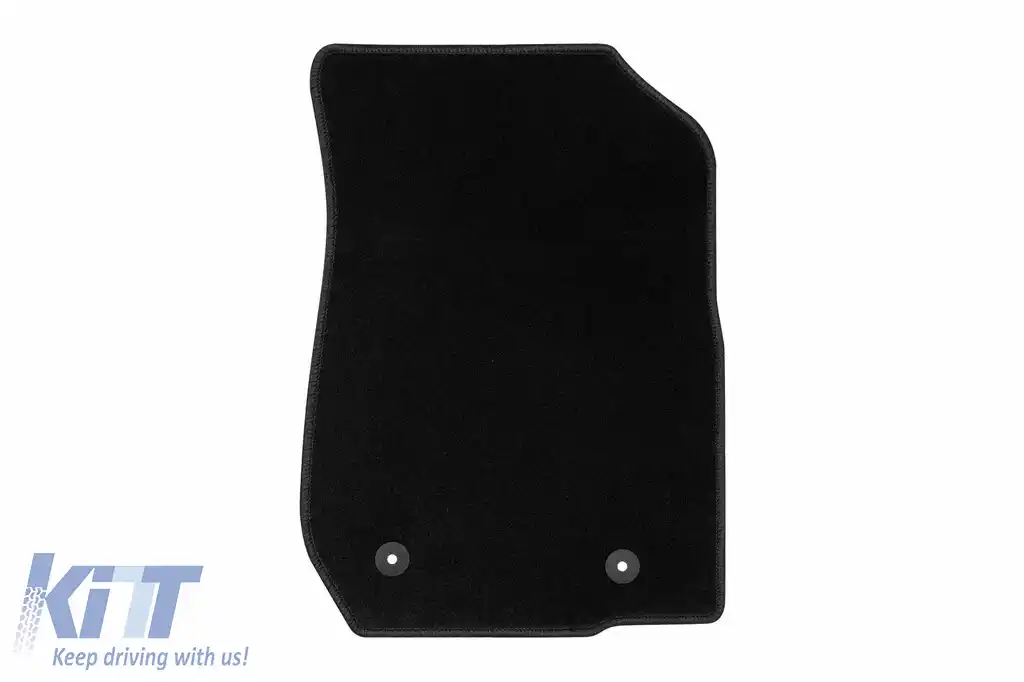 Mochete textile de la Rigum potrivite pentru Dacia Logan 2007-2013 2m, set de 2 bucăți, negru-image-6244961