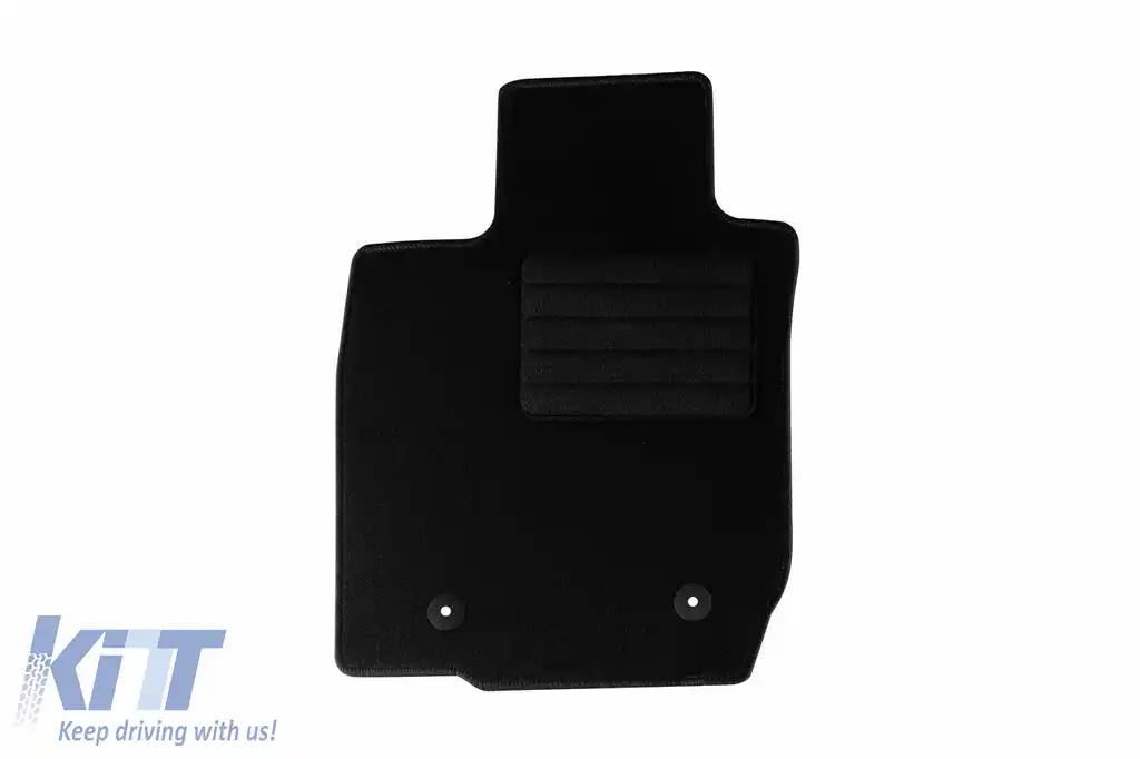 Mochete textile de la Rigum potrivite pentru Dacia Logan 2007-2013 cu 7 locuri, set de 5 piese, negru-image-6244966