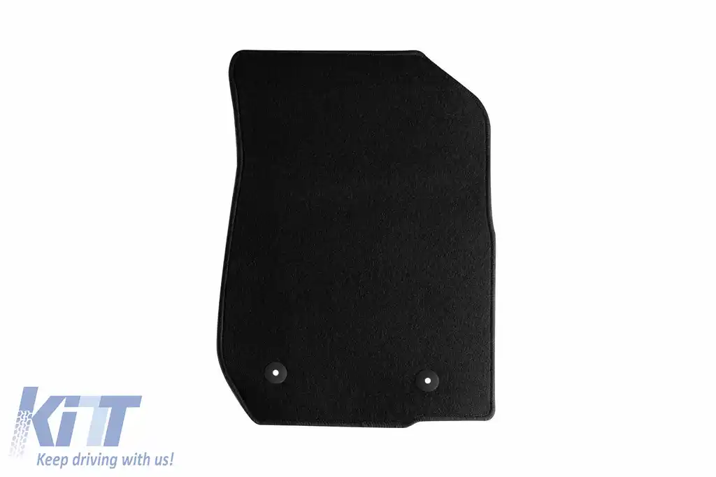 Mochete textile de la Rigum potrivite pentru Dacia Logan 2007-2013 cu 7 locuri, set de 5 piese, negru-image-6244967