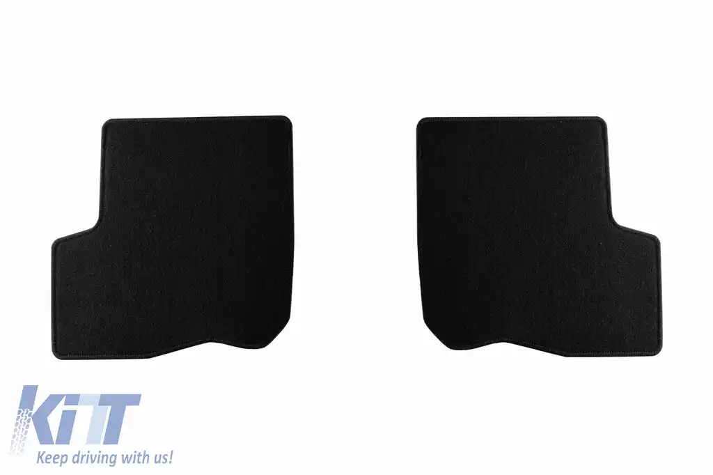 Mochete textile de la Rigum potrivite pentru Dacia Logan 2007-2013 cu 7 locuri, set de 5 piese, negru-image-6244968