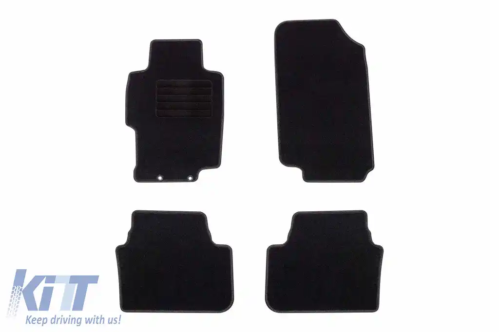 Mochete textile de la Rigum potrivite pentru Honda Accord 2003-2008, set de 4 bucăți, negru