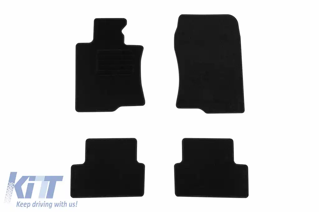 Mochete textile de la Rigum potrivite pentru Honda Accord 2008-2015, set de 4 bucăți, negru