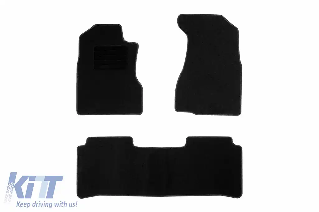 Mochete textile de la Rigum potrivite pentru Honda CR-V 2002-2007, set de 4 bucăți, negru