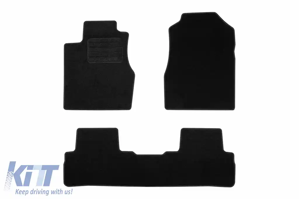Mochete textile de la Rigum potrivite pentru Honda CR-V 2007-2013, set de 4 bucăți, negru