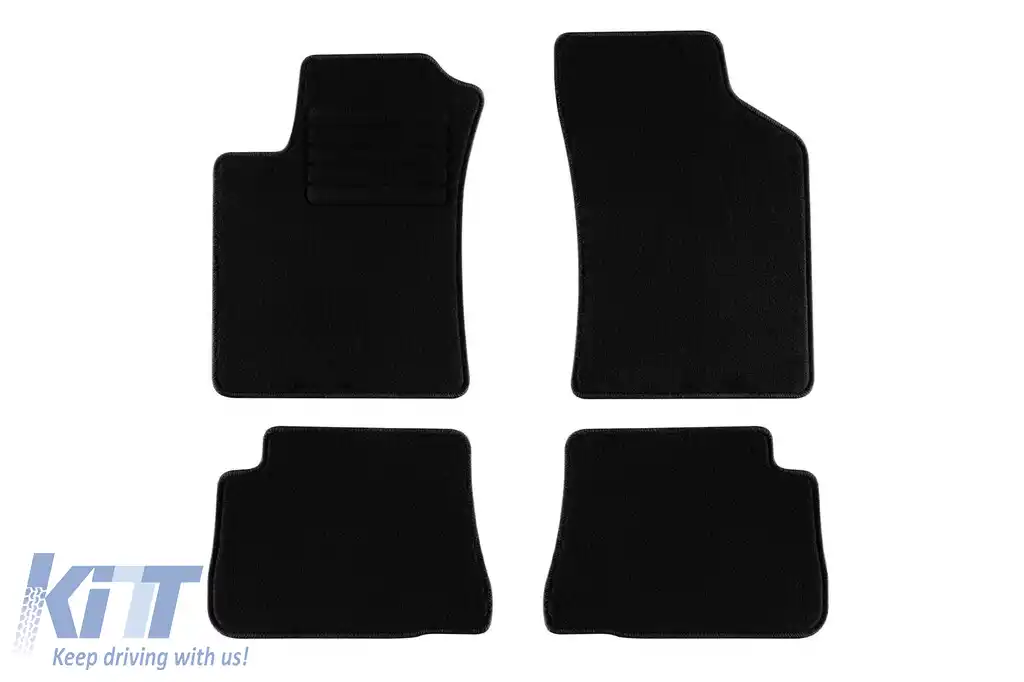 Mochete textile de la Rigum potrivite pentru Hyundai Getz 2002-2011, set de 4 bucăți, negru
