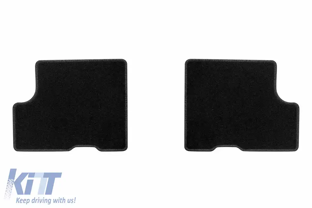 Mochete textile de la Rigum potrivite pentru Dacia Duster după 2018, cu compartiment sub scaunul din față al pasagerului, set de 4 bucăți, negru-image-6245441