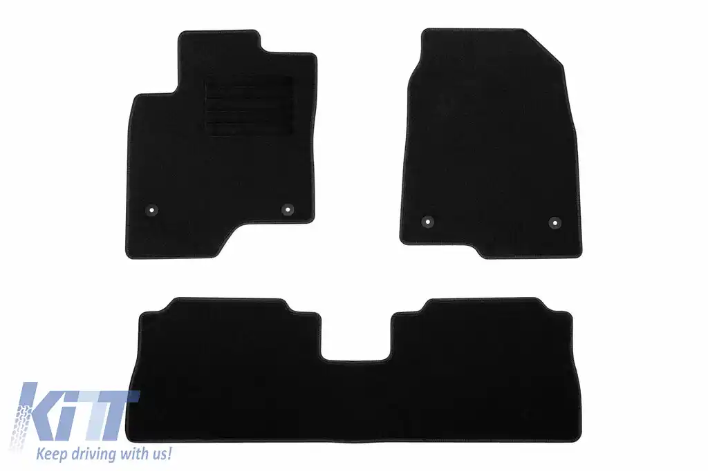 Mochete textile de la Rigum potrivite pentru Chevrolet Captiva 2006-2012, set de 4 bucăți, negru