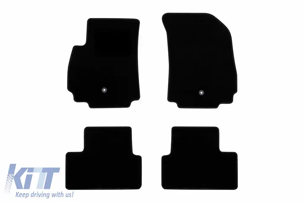 Mochete textile de la Rigum potrivite pentru Chevrolet Orlando 2010-2018, set de 4 bucăți, negru