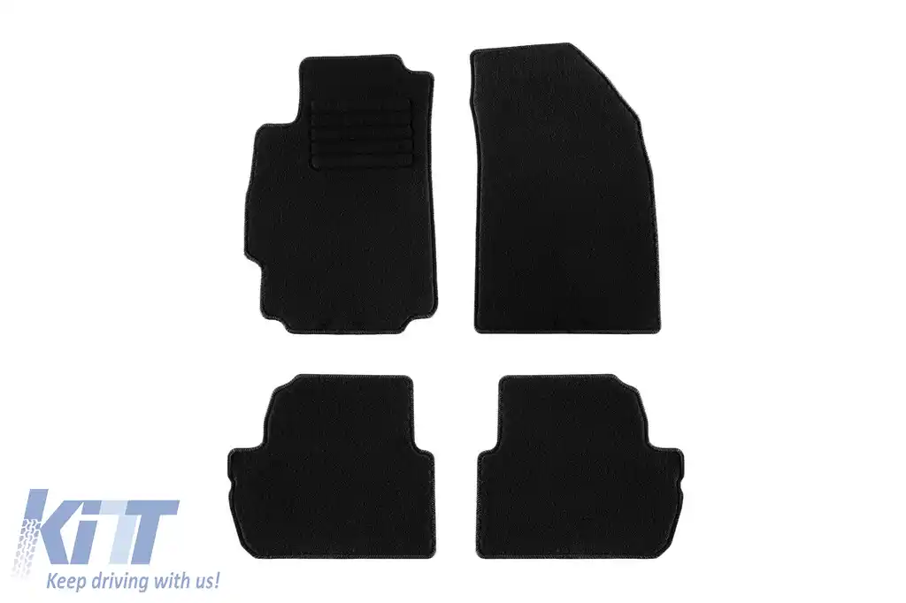 Mochete textile de la Rigum potrivite pentru Chevrolet Spark după 2013, set de 4 bucăți, negru