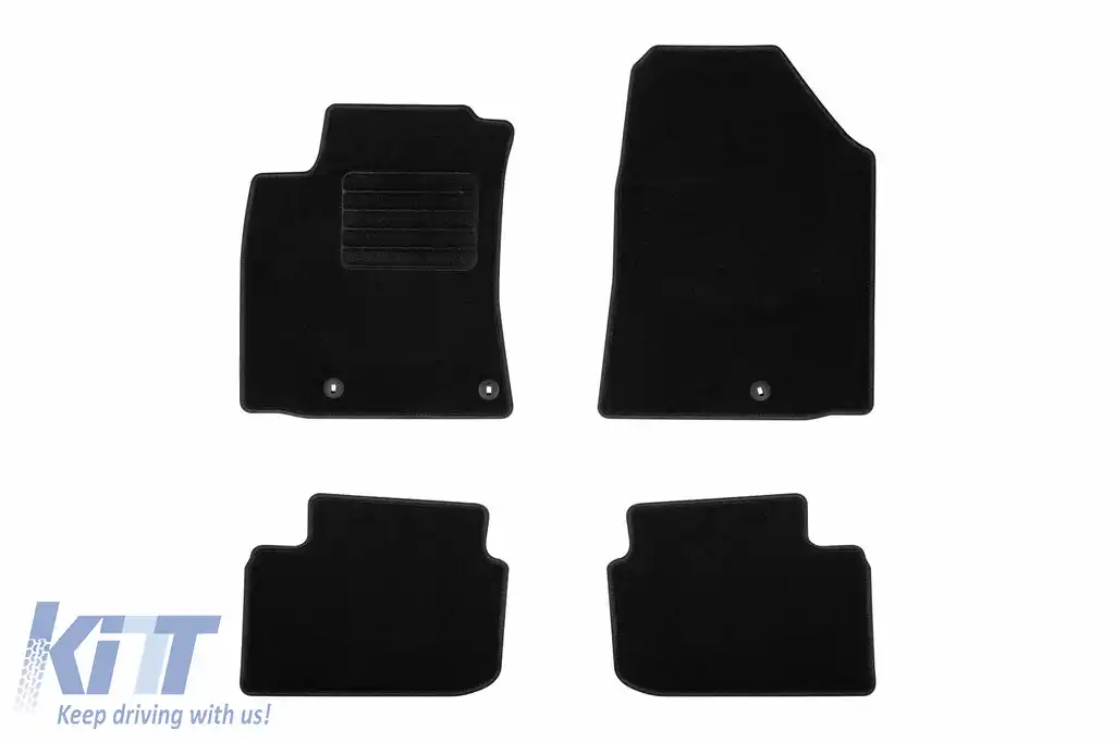 Mochete textile de la Rigum potrivite pentru Hyundai Ioniq după 2017 Electric, set de 4 bucăți, negru