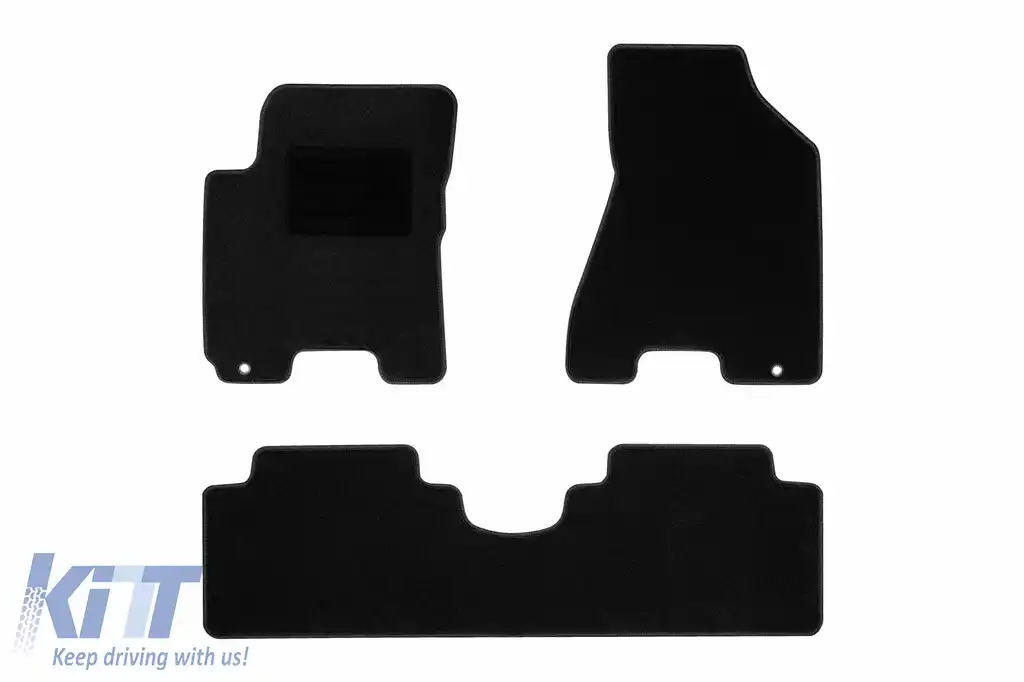 Mochete textile de la Rigum potrivite pentru Hyundai Tucson 2005-2009, set de 4 bucăți, negru