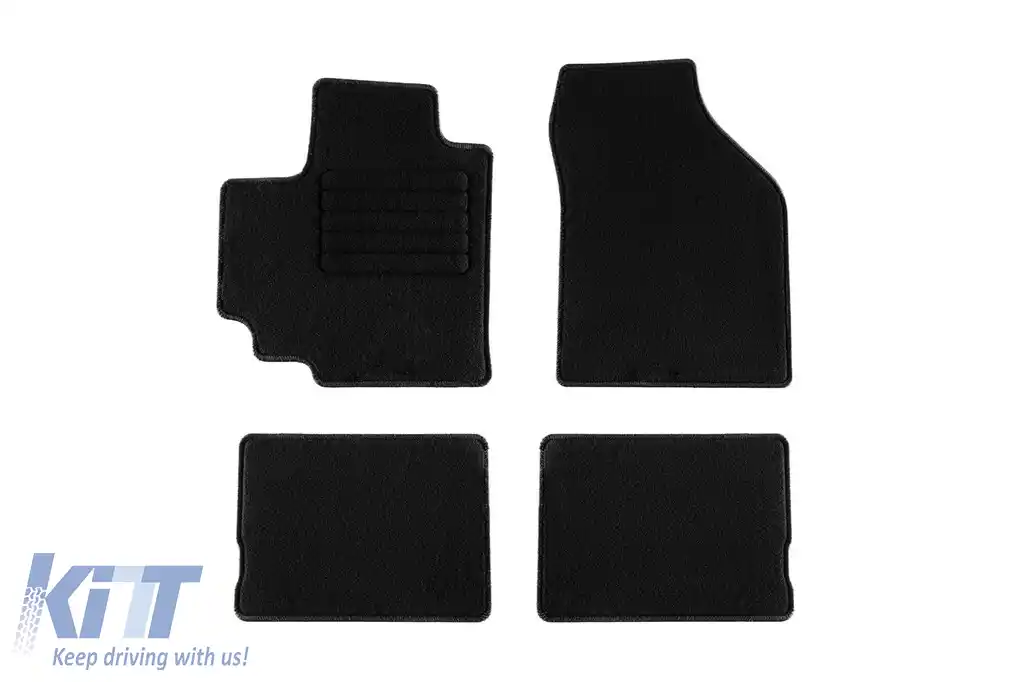 Mochete textile de la Rigum potrivite pentru Suzuki Celerio după 2015, set de 4 bucăți, negru