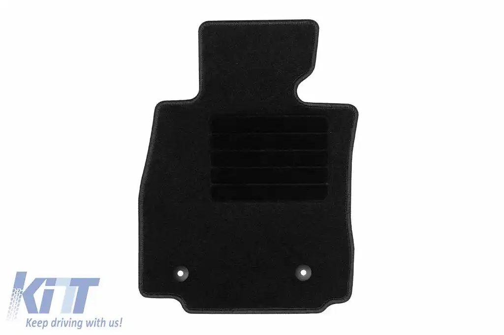 Mochete textile de la Rigum potrivite pentru Mazda 2 2015-2020, set de 4 bucăți, negru-image-6245805