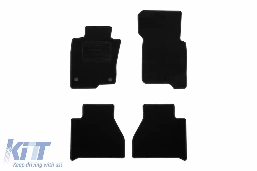 Mochete textile de la Rigum potrivite pentru Mercedes X W470 după 2018, set de 4 bucăți, negru