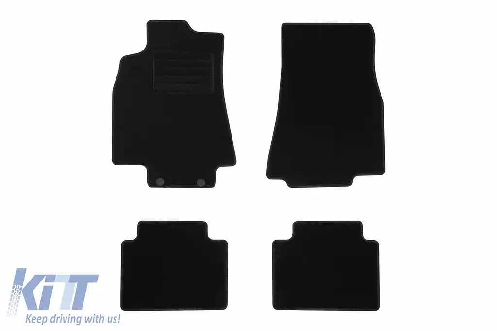 Mochete textile de la Rigum potrivite pentru Mercedes B class T245 2005-2011, set de 4 bucăți, negru