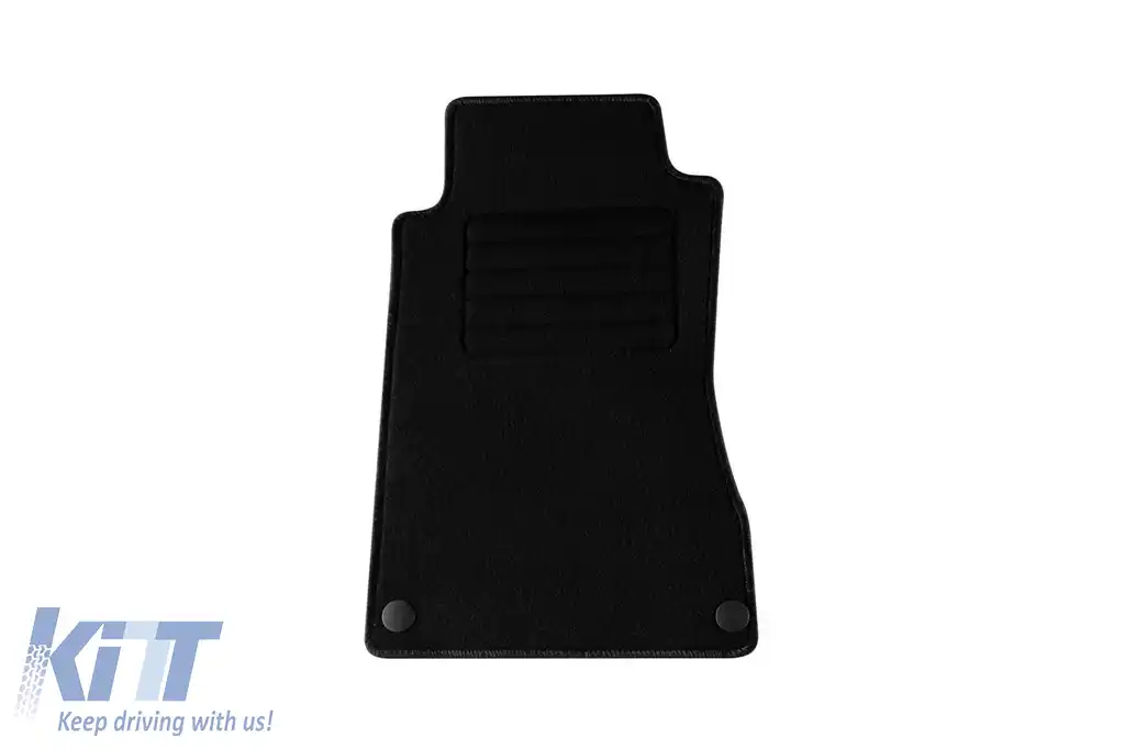 Mochete textile de la Rigum potrivite pentru Mercedes C class W203 2000-2007, set de 4 bucăți, negru-image-6245931