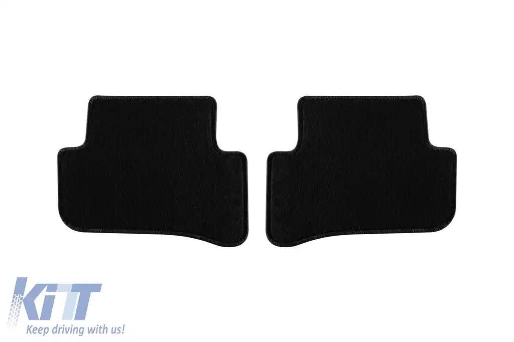 Mochete textile de la Rigum potrivite pentru Mercedes C class W203 2000-2007, set de 4 bucăți, negru-image-6245933