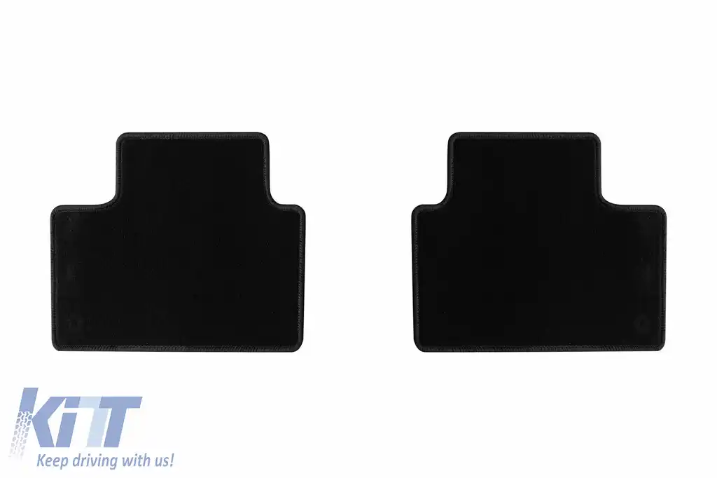 Mochete textile de la Rigum potrivite pentru Volvo S60 după 2018, set de 4 bucăți, negru-image-6245953