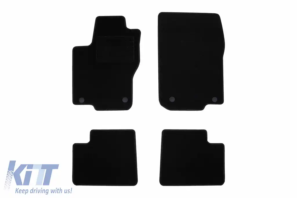 Mochete textile de la Rigum potrivite pentru Mercedes GL X166 2012-2015, set de 4 bucăți, negru