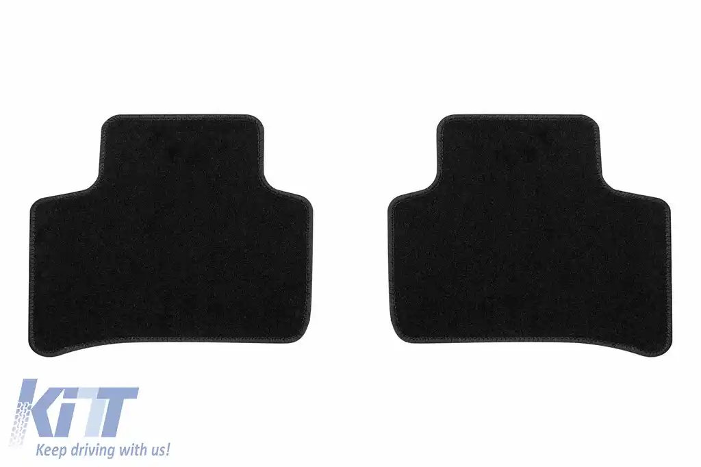 Mochete textile de la Rigum potrivite pentru Mercedes GLK X204 2008-2015, set de 4 bucăți, negru-image-6245988