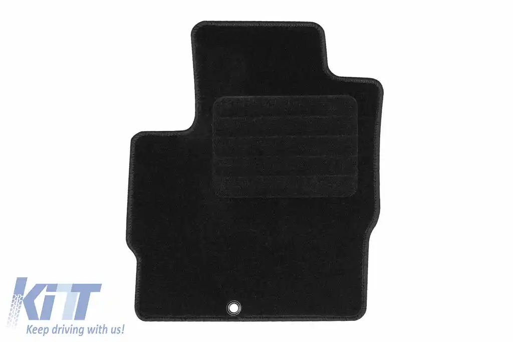 Mochete textile de la Rigum potrivite pentru Mitsubishi Colt 2004-2012 3 uși, set de 4 bucăți, negru-image-6246043