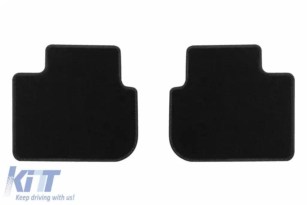 Mochete textile de la Rigum potrivite pentru Mitsubishi Colt 2004-2012 3 uși, set de 4 bucăți, negru-image-6246045