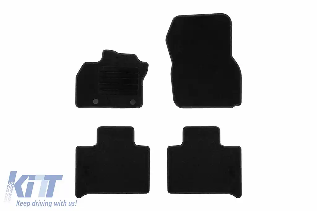 Mochete textile de la Rigum potrivite pentru Renault Zoe după 2021, set de 4 bucăți, negru