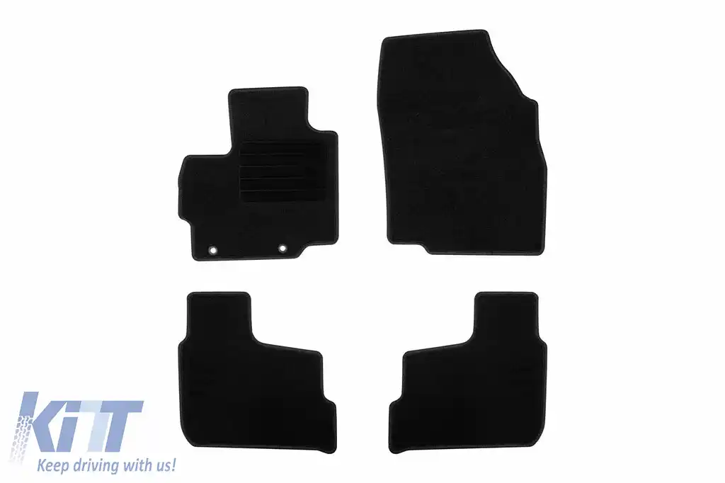 Mochete textile de la Rigum potrivite pentru Mitsubishi Space Star după 2019, set de 4 bucăți, negru