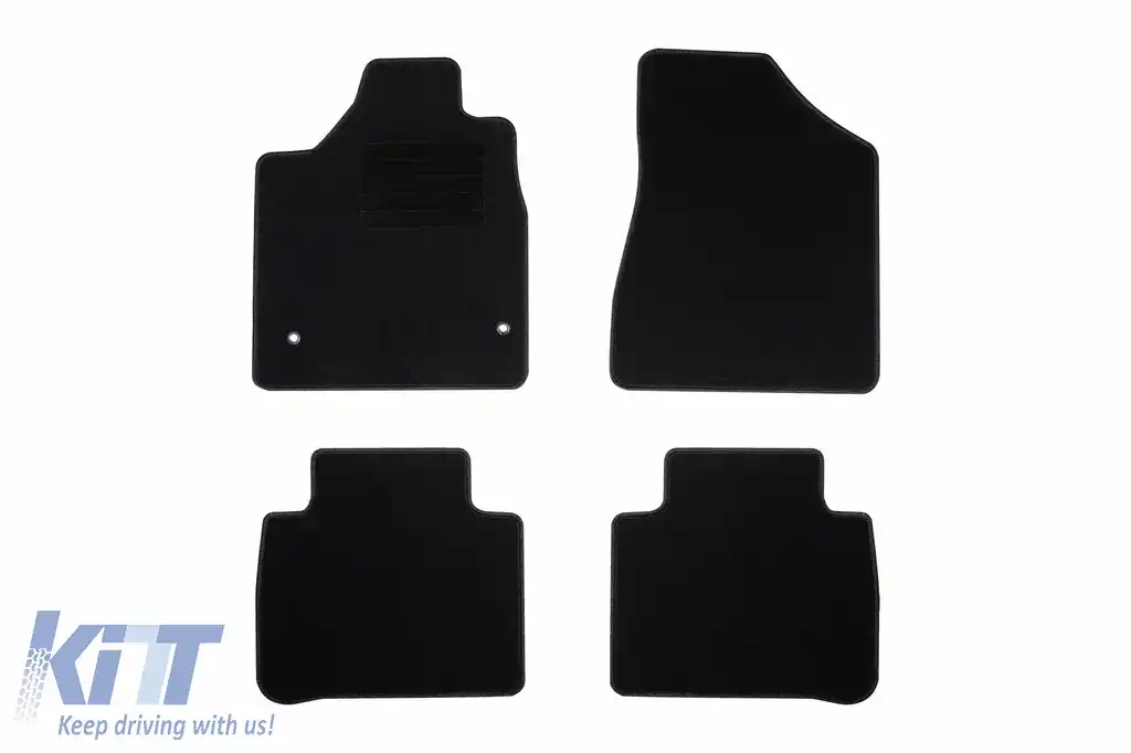 Mochete textile de la Rigum potrivite pentru Nissan Murano 2002-2008, set de 4 bucăți, negru