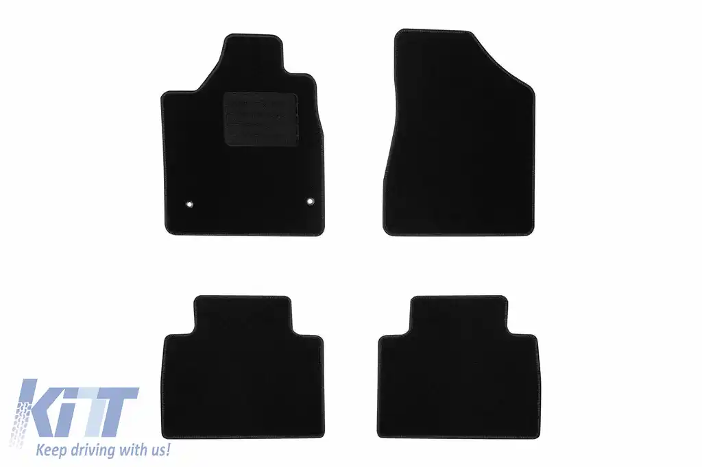 Mochete textile de la Rigum potrivite pentru Nissan Murano 2008-2016, set de 4 bucăți, negru