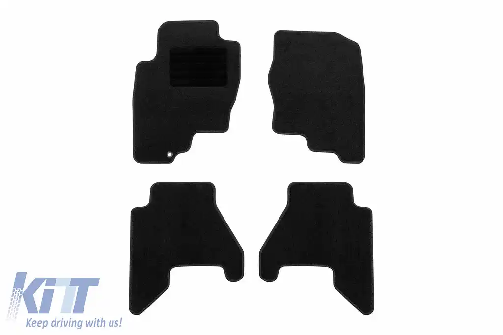 Mochete textile de la Rigum potrivite pentru Nissan Navara 2005-2010, set de 4 bucăți, negru