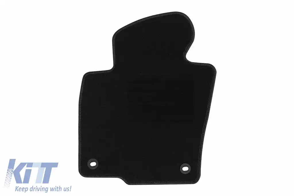 Mochete textile de la Rigum potrivite pentru Volkswagen Passat B6, B7 2005-2014 cu clipsuri ovale, set de 4 bucăți, negru-image-6246494