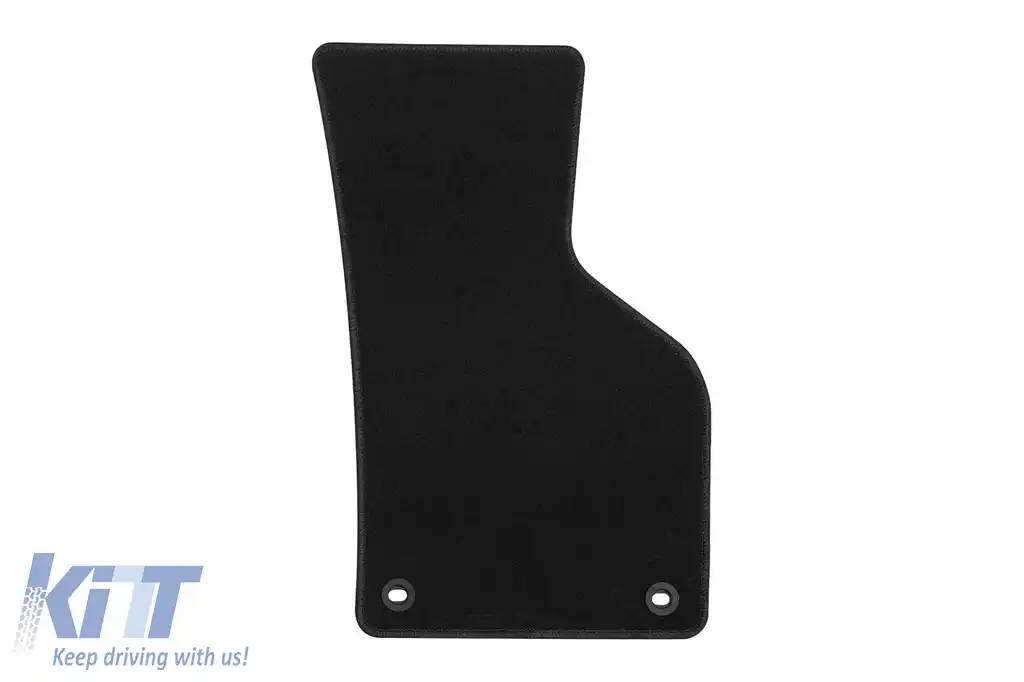 Mochete textile de la Rigum potrivite pentru Volkswagen Passat B6, B7 2005-2014 cu clipsuri ovale, set de 4 bucăți, negru-image-6246495