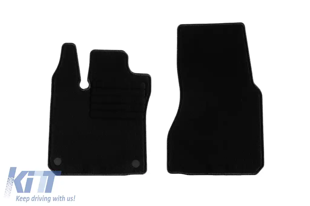 Mochete textile de la Rigum potrivite pentru Renault Twingo după 2014, Smart ForFour după 2015, Smart ForFour EQ după 2017, set de 4 bucăți, negru-image-6246645