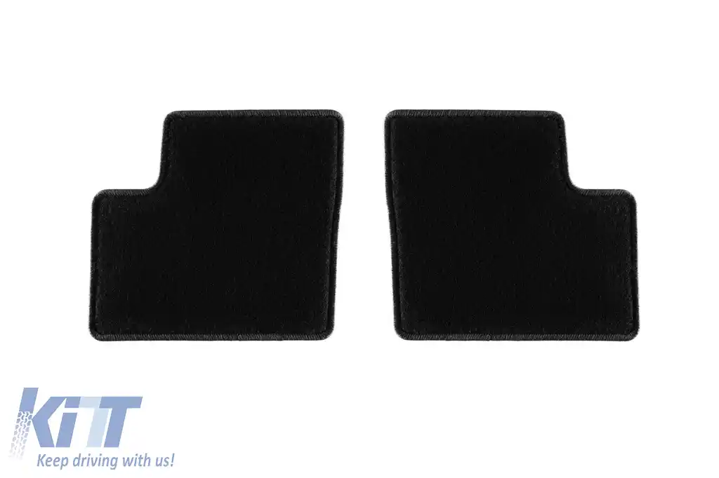Mochete textile de la Rigum potrivite pentru Renault Twingo după 2014, Smart ForFour după 2015, Smart ForFour EQ după 2017, set de 4 bucăți, negru-image-6246646