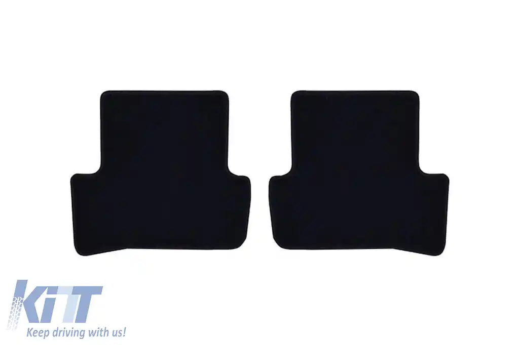 Mochete textile de la Rigum potrivite pentru Mercedes C class W204 2007-2014, set de 4 bucăți, negru-image-6246748