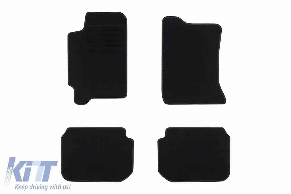 Mochete textile de la Rigum potrivite pentru Subaru Impreza 1993-2001, set de 4 bucăți, negru