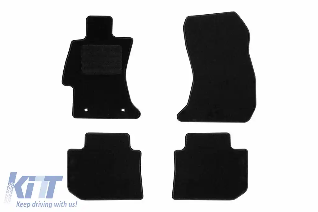 Mochete textile de la Rigum potrivite pentru Subaru Levorg după 2015, set de 4 bucăți, negru