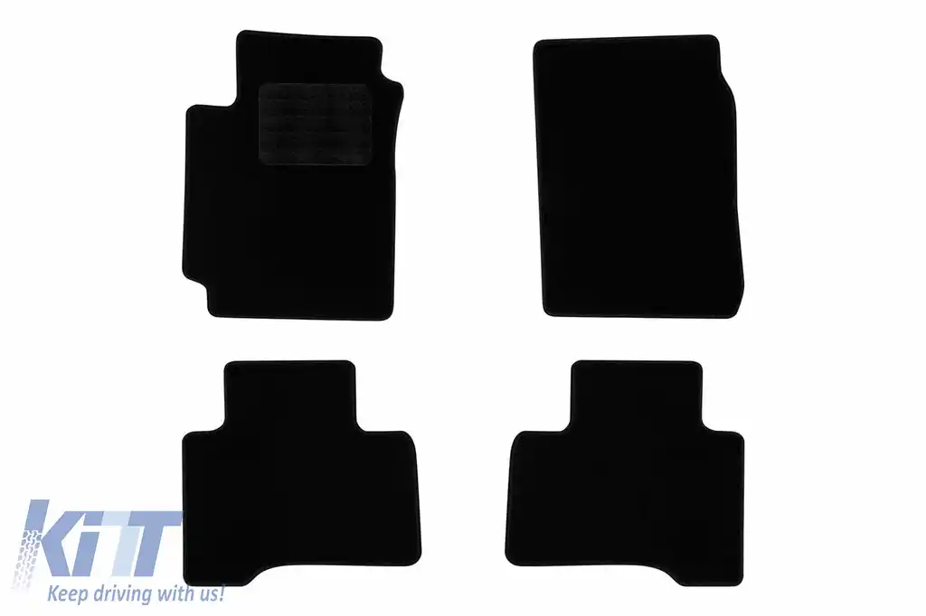 Mochete textile de la Rigum potrivite pentru Suzuki Grand Vitara cu 5 uși 2005-2015, set de 4 bucăți, negru