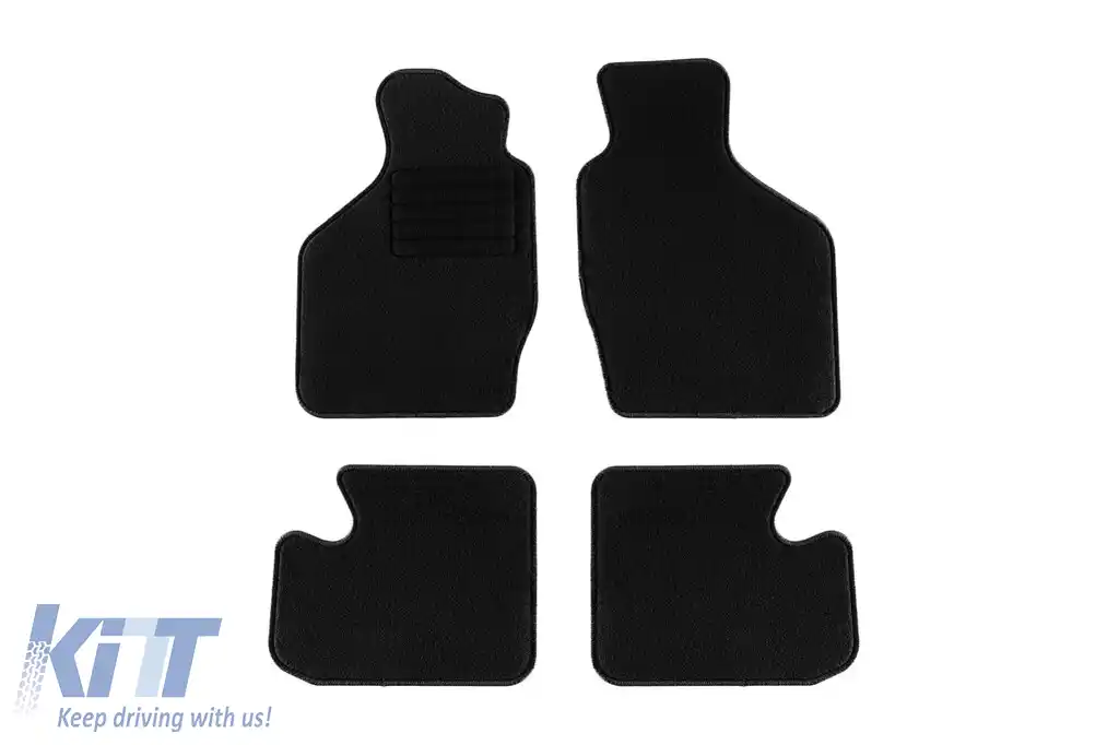 Mochete textile de la Rigum potrivite pentru Suzuki Ignis 2003-2017, set de 4 bucăți, negru